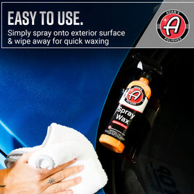 Adam's Polishes used as clay bar lubricant demonstrating smooth contamination removal