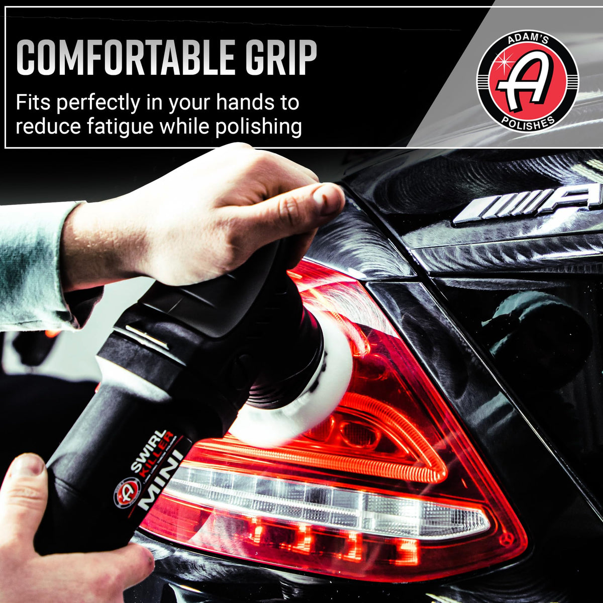 Adam's Polishes unit in a protective case for convenient transport and storage