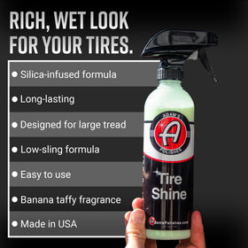 Adam's Polishes spray nozzle detail for precise application and control