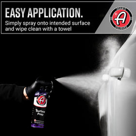 Adam's Polishes with microfiber towel demonstrating reduced scratch risk