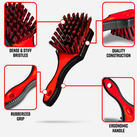 Adam's Polishes handle grip detail for secure hold and reduced hand fatigue