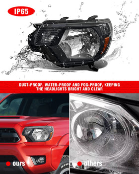 ADCARLIGHTS amber reflector focus emphasizing OEM appearance and visibility