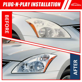 ADCARLIGHTS amber side marker focus showing built-in reflector and road-visibility benefit