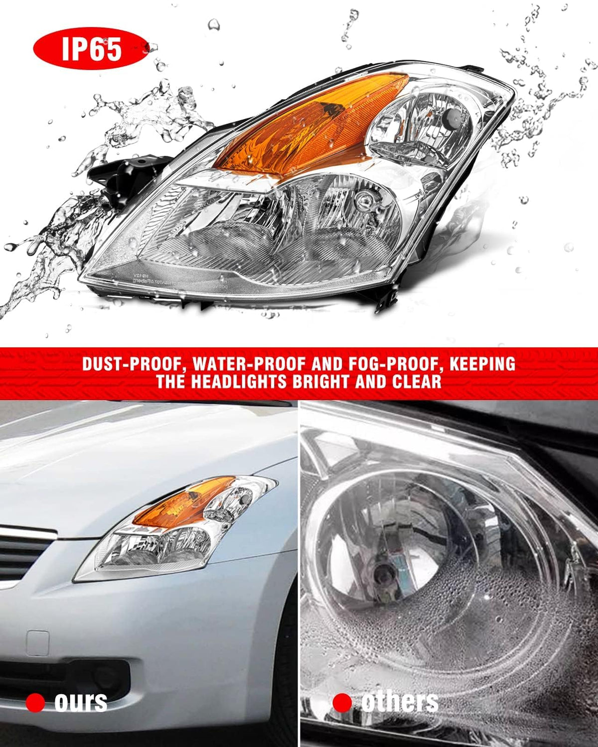 ADCARLIGHTS rear housing connectors compatible with factory wiring