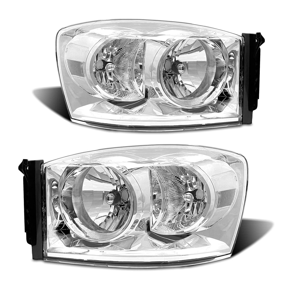ADCARLIGHTS front assembly showing exact OE fit and improved clarity