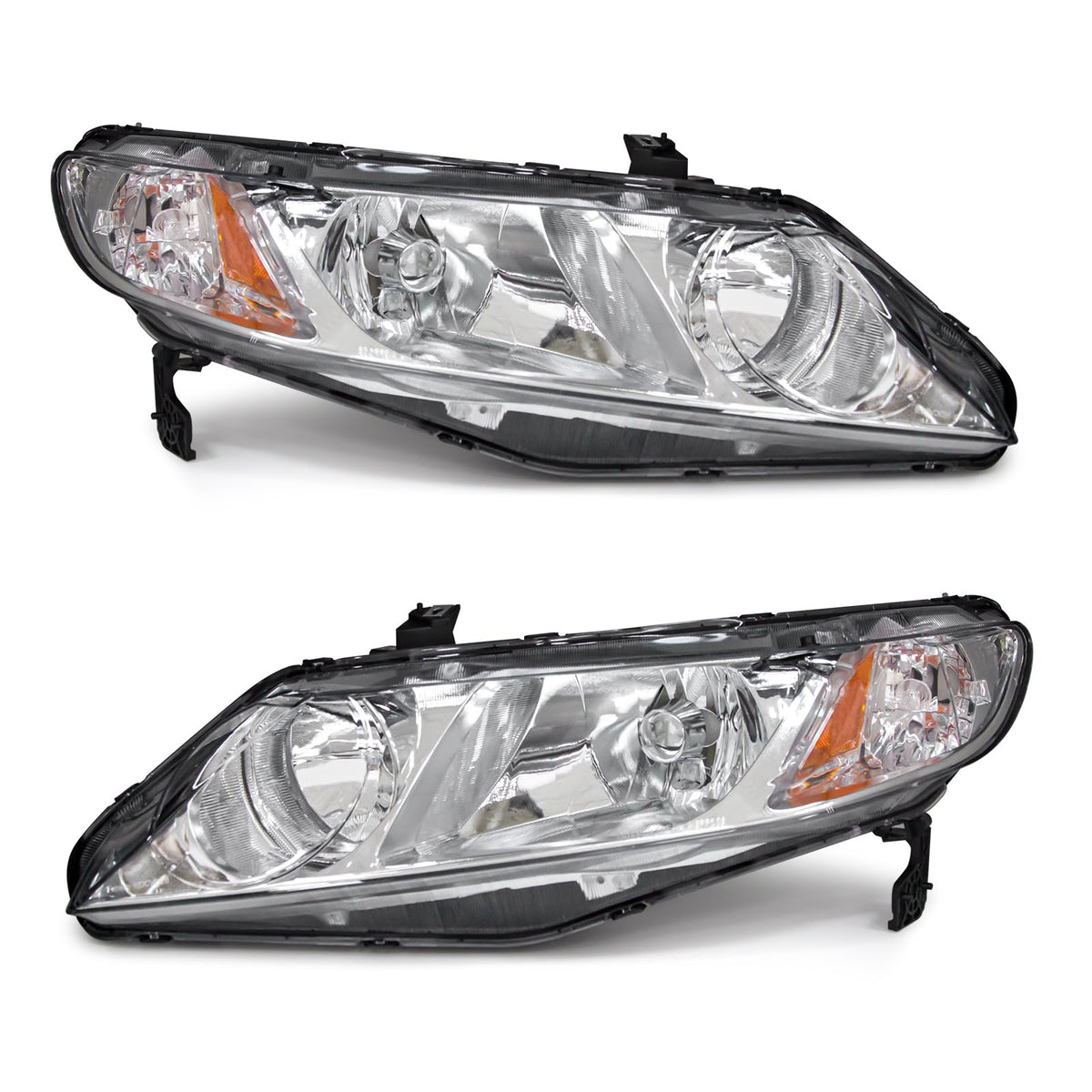 ADCARLIGHTS front assembly showing clean fit and improved visibility