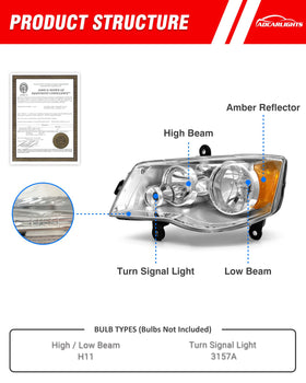 ADCARLIGHTS housing detail highlighting robust seal and durable construction