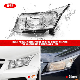 ADCARLIGHTS installed on Chevy Cruze restoring factory-style front end