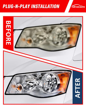 ADCARLIGHTS installed on Chrysler Town & Country demonstrating perfect fit