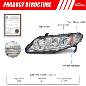 ADCARLIGHTS lens close-up showing clear polycarbonate and UV coating