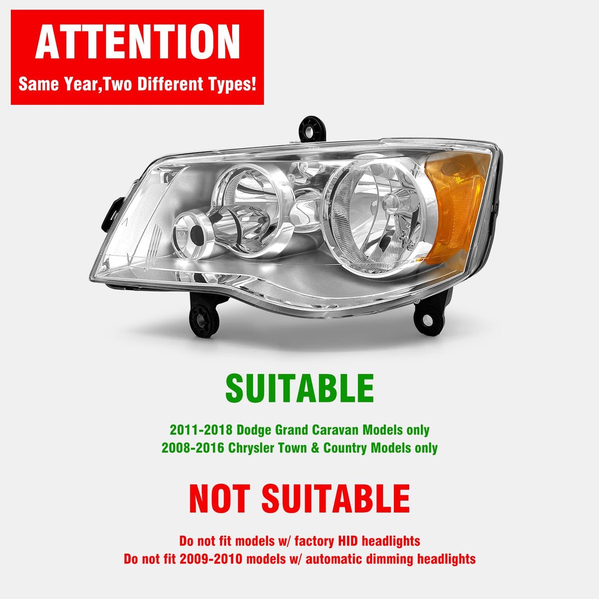 ADCARLIGHTS lens close-up with UV coating for long-lasting clarity