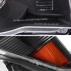 ADCARLIGHTS shown next to ruler for accurate size reference