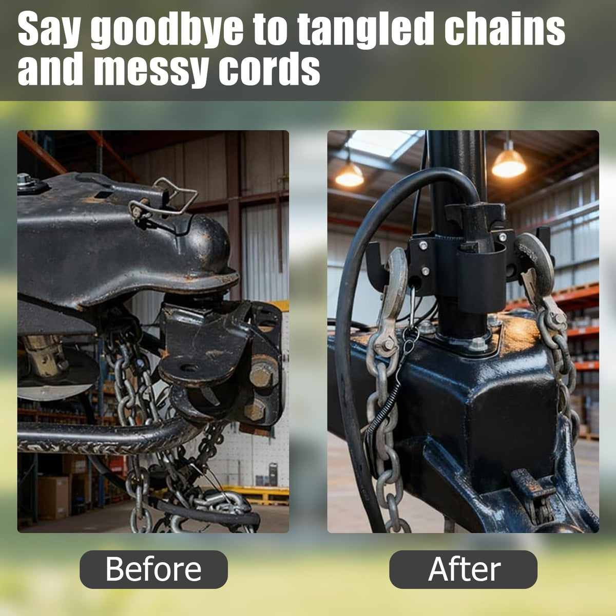 Addcean mounted on electric jack demonstrating stable, universal fit