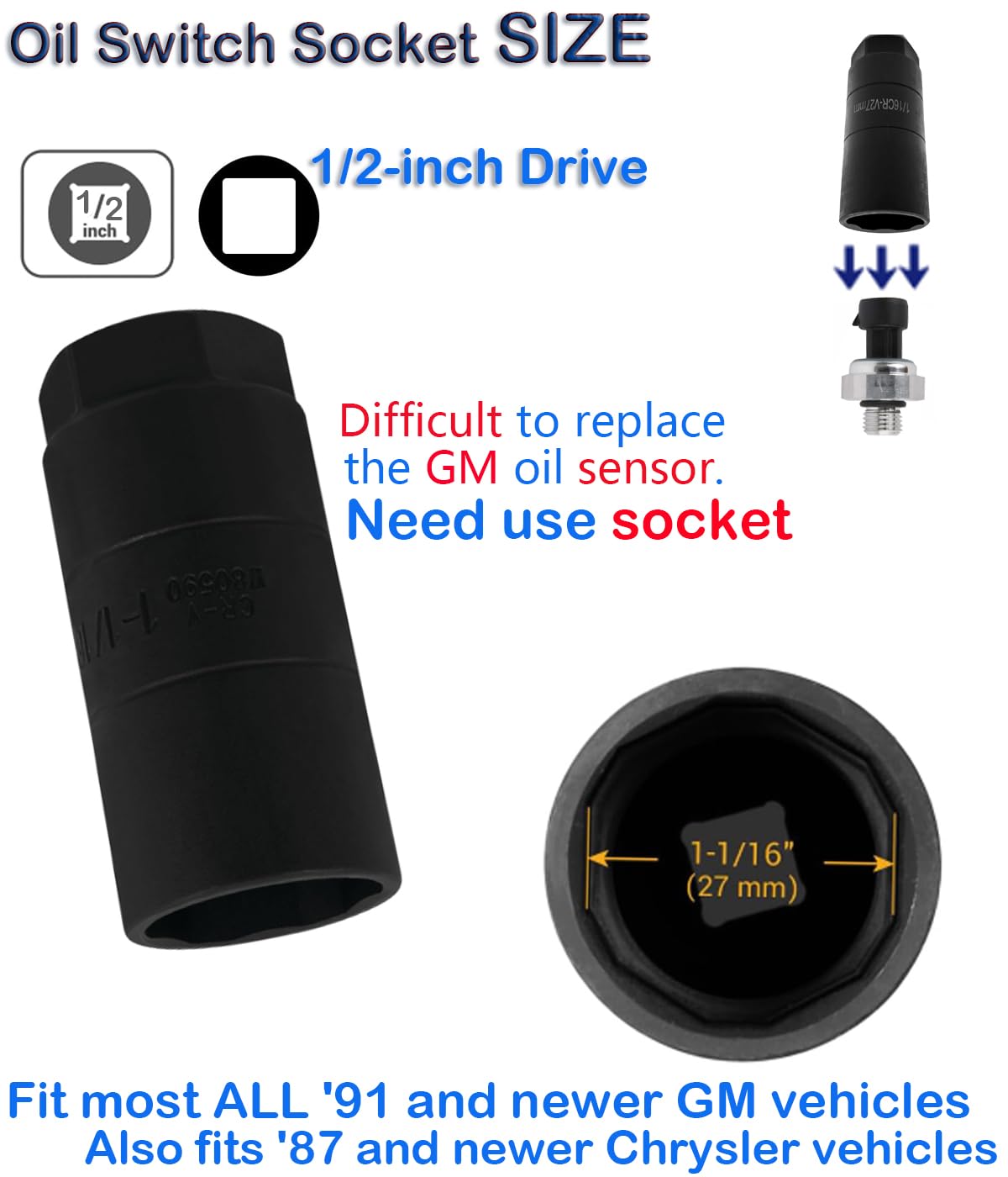 ADdormorn branded socket tool for fast, safe sensor removal