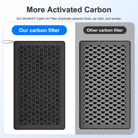 ADDUBEAU filter beside ruler showing exact size for proper fitment