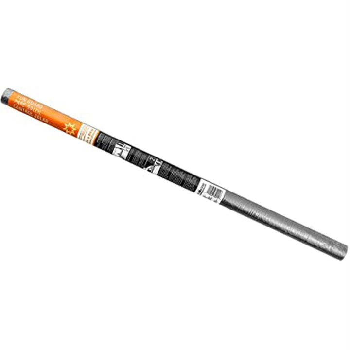 ADFORS solar screen front view roll showing full charcoal panel and size indication for shade benefit