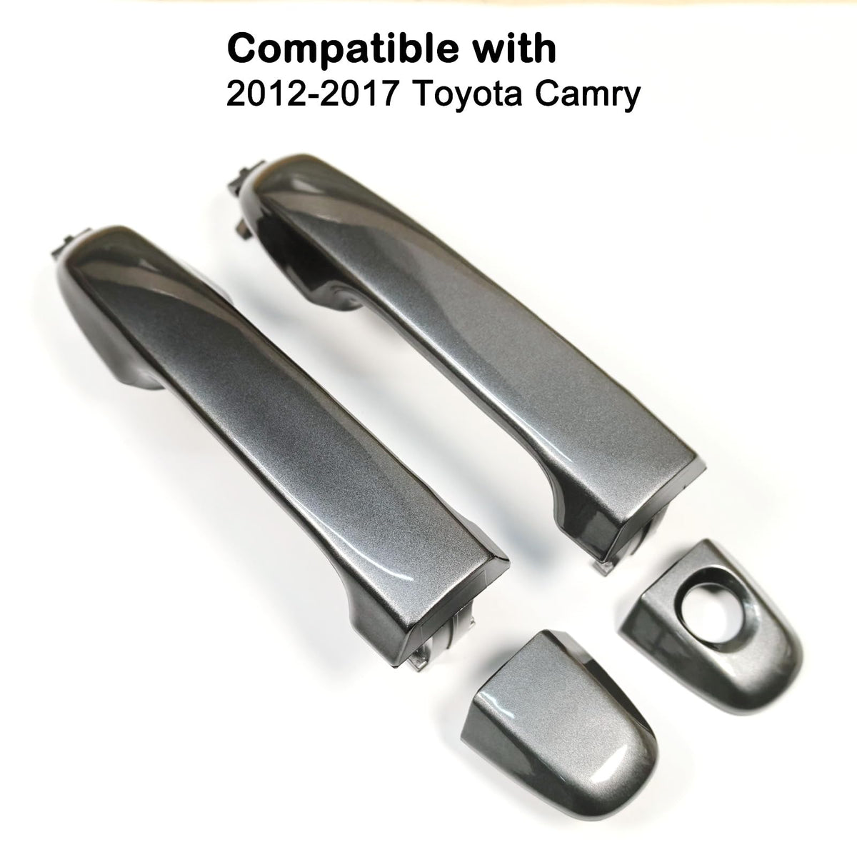 Adokid four-piece set laid out to show matching Magnetic Gray finish across all handles