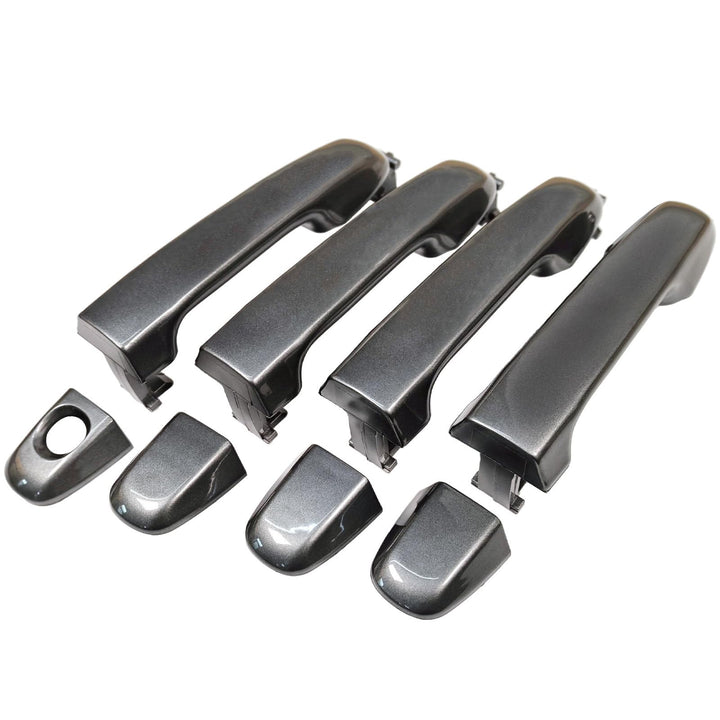 Adokid front left handle showing packaging and smooth gray finish for authentic match