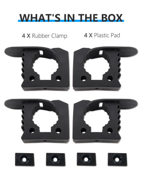 ADTOPI packaging and four clamps layout displaying complete kit convenience