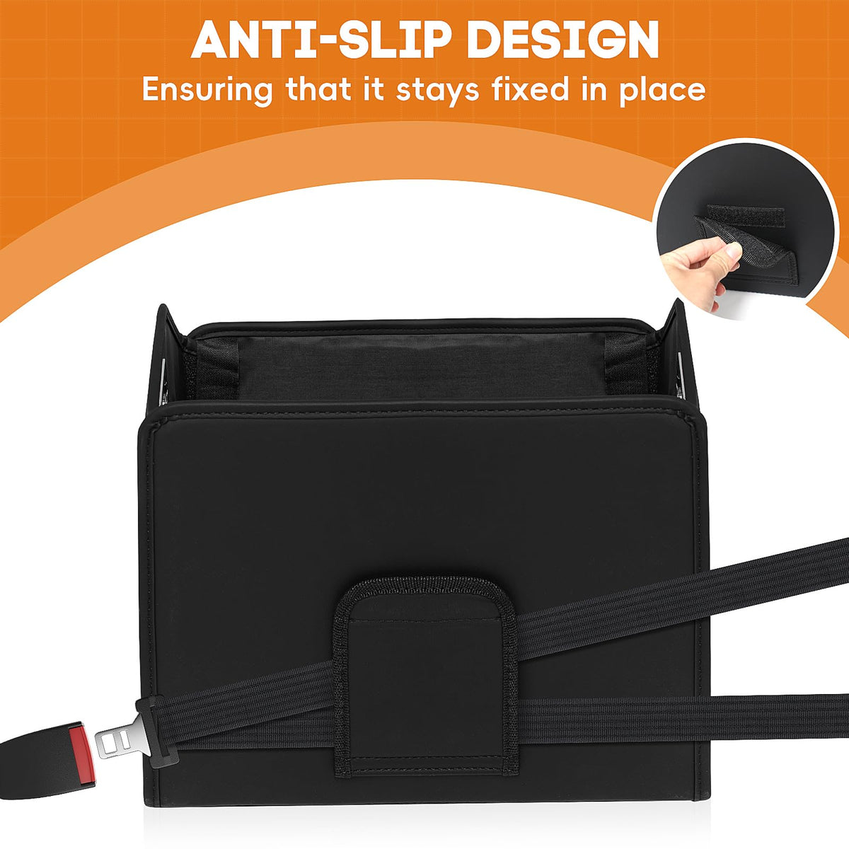 Adullama non-slip base detail showing grip that prevents sliding during drives