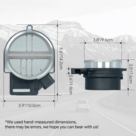 AdvanEX MAF angled view during installation illustrating simple bolt-and-plug swap
