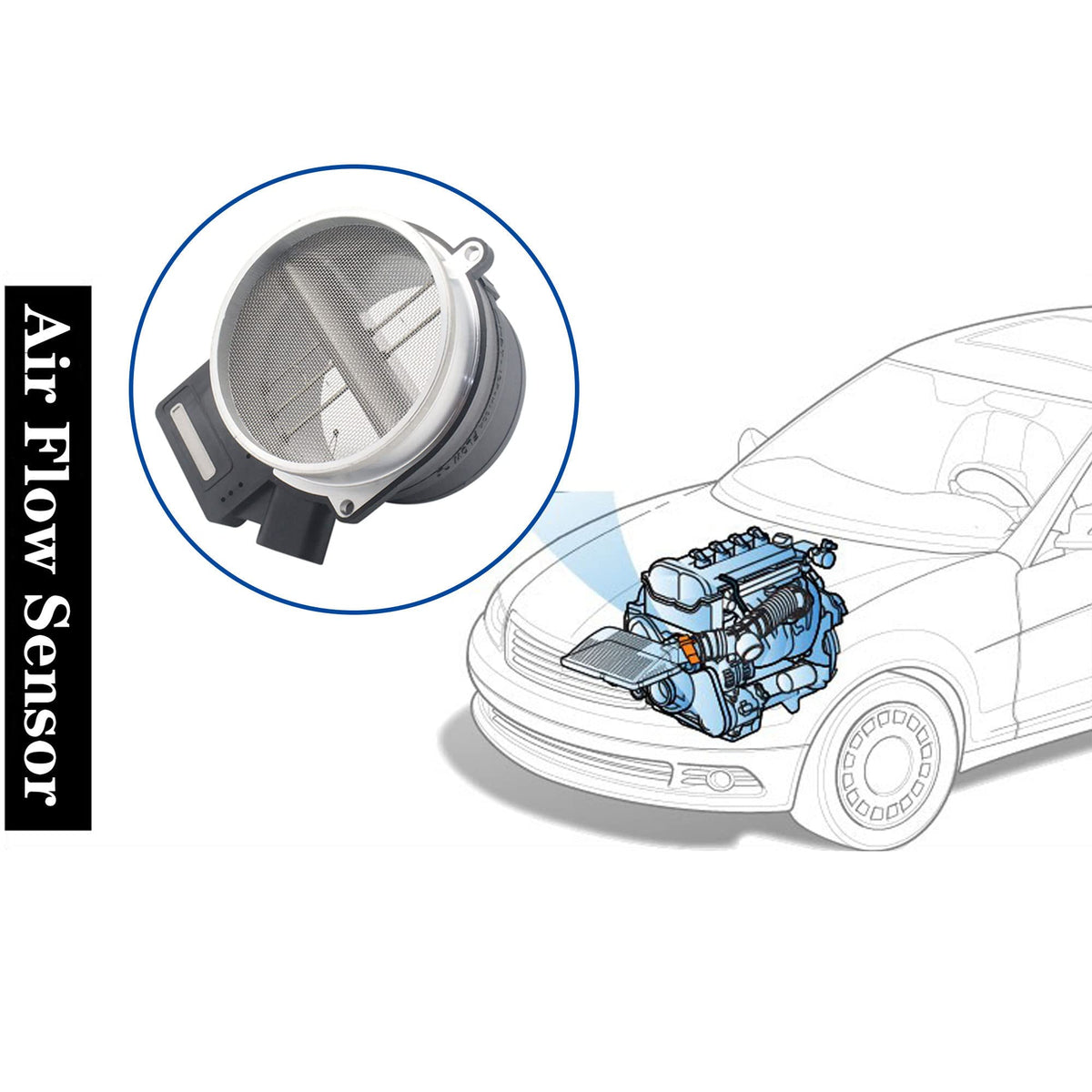 AdvanEX MAF label and part numbers matching OE references for easy verification