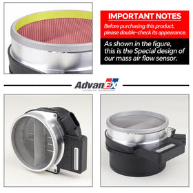 AdvanEX MAF sensor element detail displaying precision construction for accurate readings