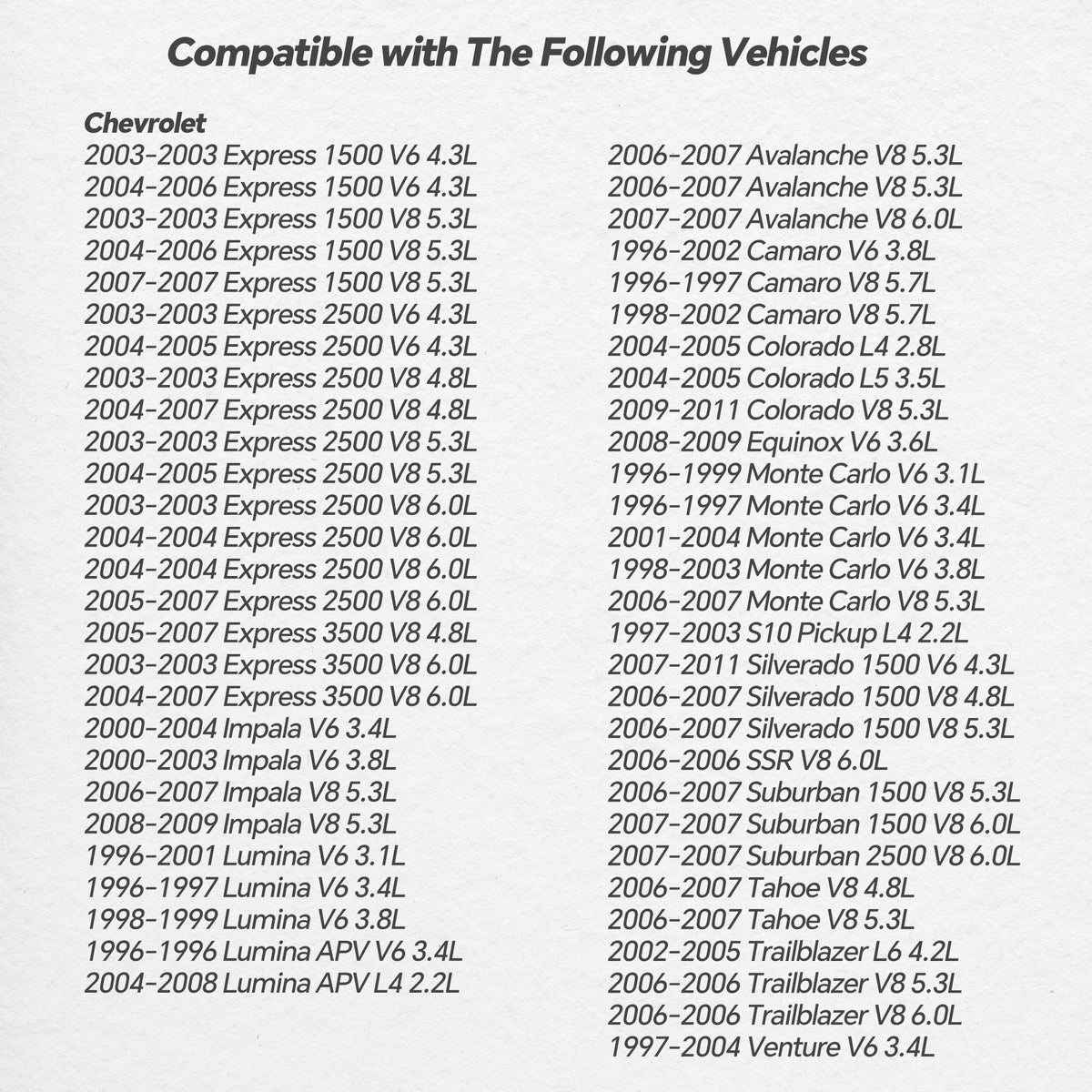 AdvanEX new sensor compared to old sensor showing improved condition