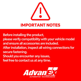 AdvanEX wiring connector detail for quick, secure electrical hookup