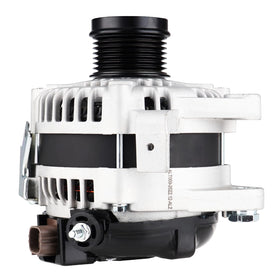 Aeagle alternator front assembly showing housing and terminals for easy bolt-on replacement
