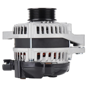 Aeagle alternator front view showing clean housing and mounting, ensures direct-fit replacement