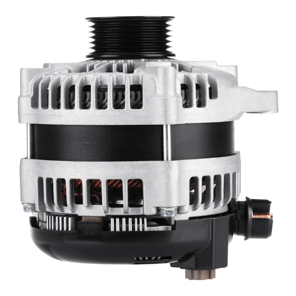 Aeagle alternator front view showing mounting points and robust housing for easy fitment