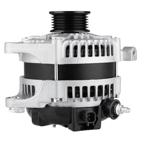 Aeagle alternator front view showing housing and belt engagement for reliable replacement