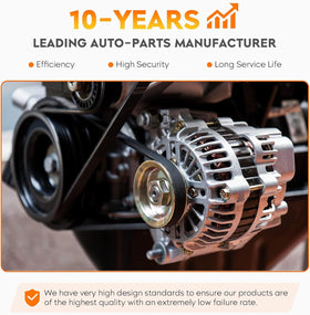 Aeagle alternator installed in engine bay restoring vehicle charging