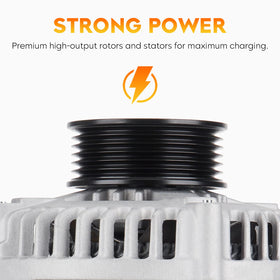 Aeagle alternator electrical plug detail, clear connector for correct vehicle hookup