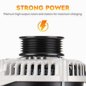 Aeagle alternator pulley detail highlighting precision-machined pulley for smooth belt drive