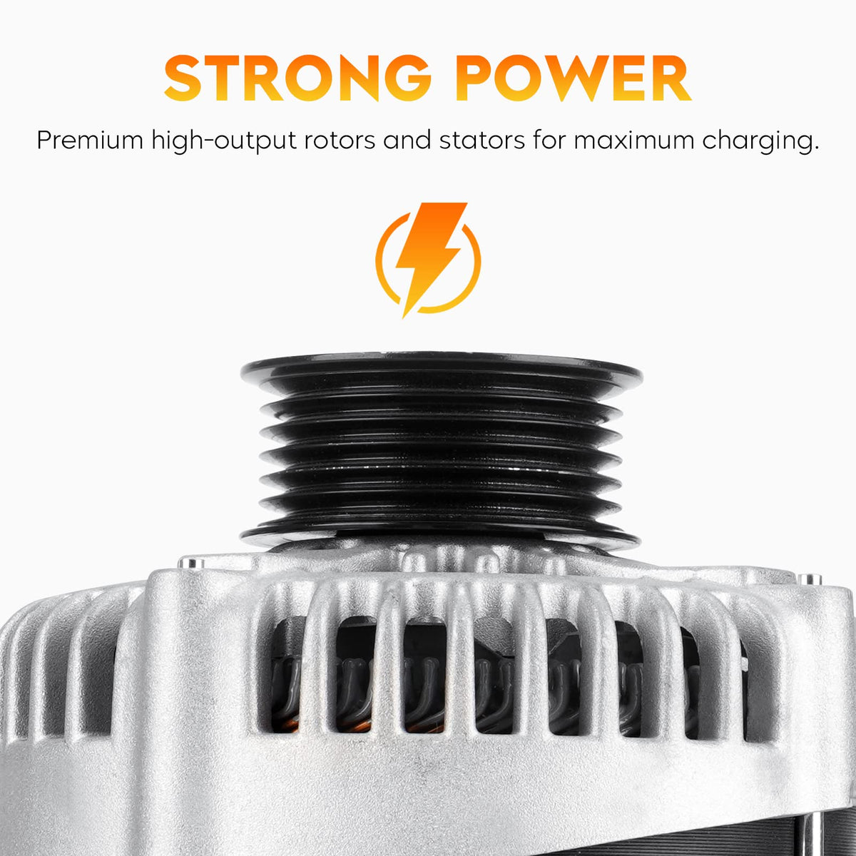 Aeagle alternator internal regulator closeup demonstrating IR regulator for stable voltage