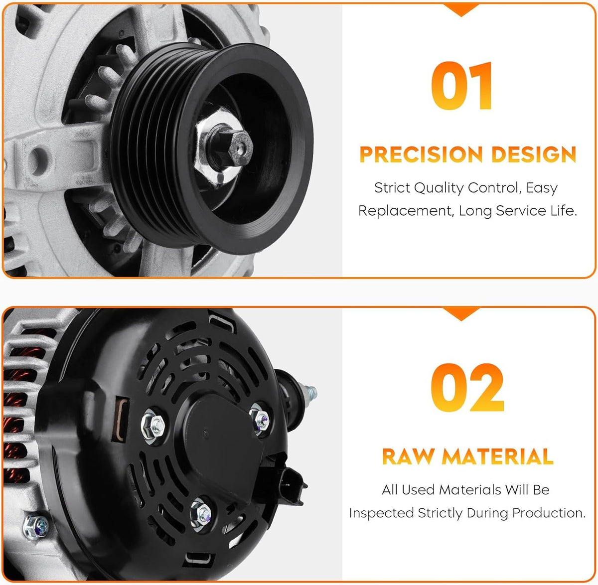Aeagle alternator side profile with scale to confirm correct dimensions