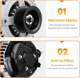 Aeagle alternator side profile with scale to confirm correct dimensions