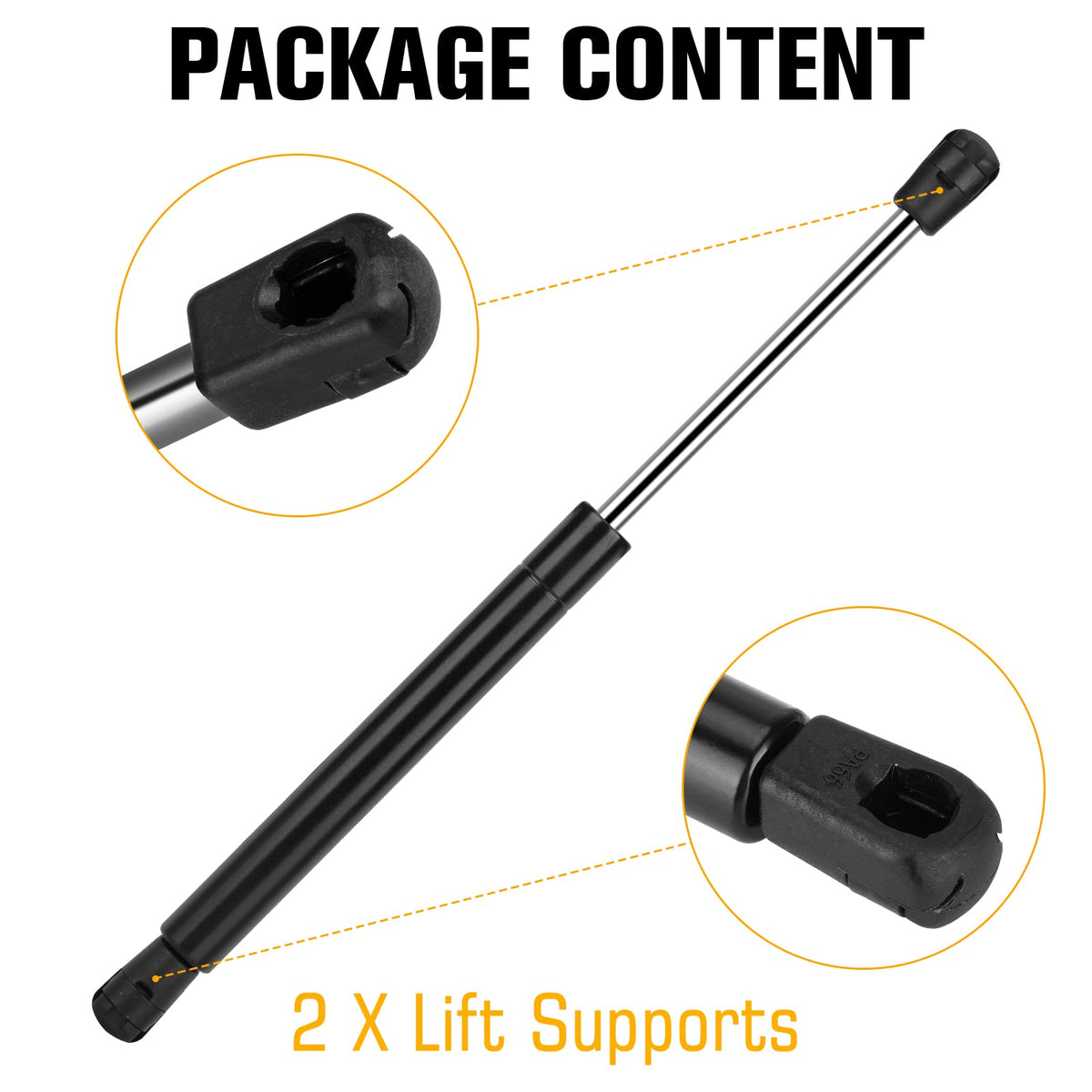 Aeagle ball-stud end connector detail illustrating quick snap-fit installation advantage