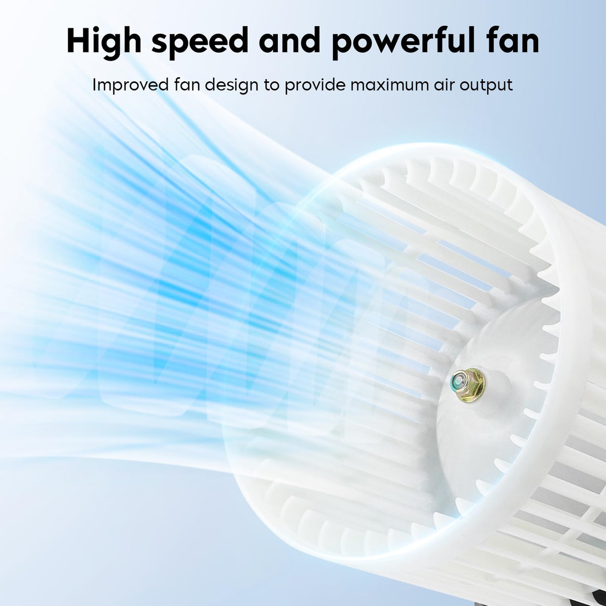 Aeagle rotor close-up displaying silicon steel plate for durable, balanced rotation