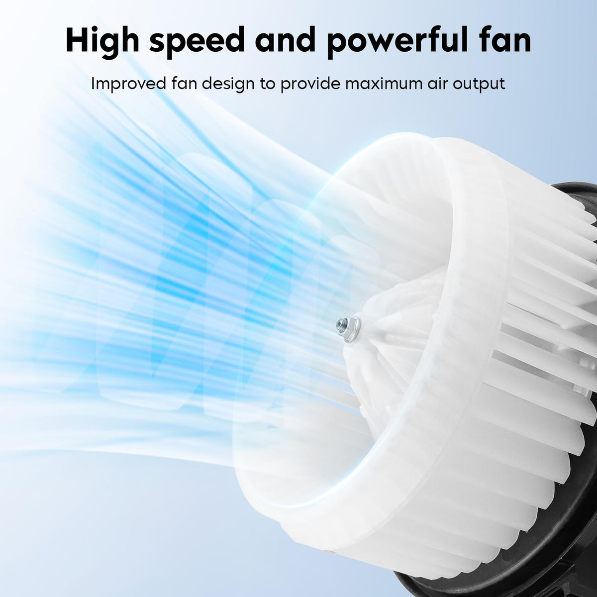 AEagle close-up of fan wheel detail highlighting balanced airflow
