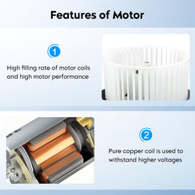 Aeagle fan wheel profile showing balanced blades for quieter airflow