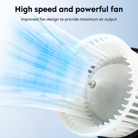 Aeagle blower motor rotor closeup displaying silicon steel construction for durability