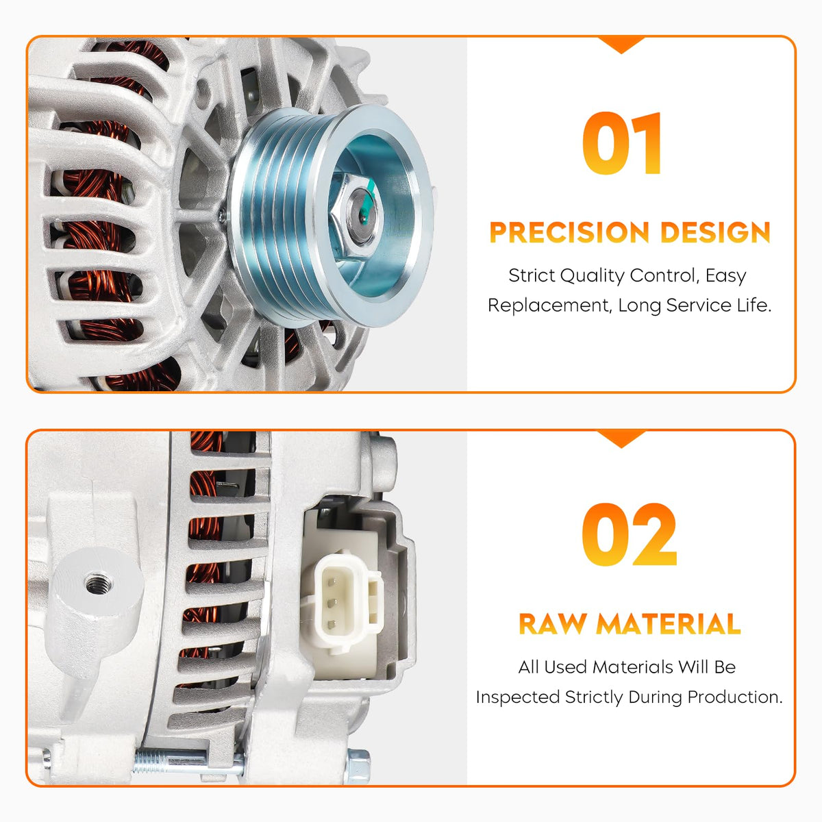 Aeagle close-up of pulley and fan illustrating durable cooling and engagement