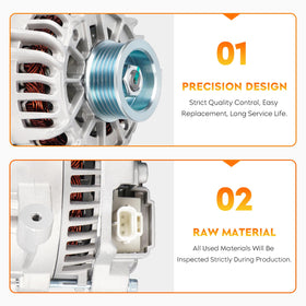 Aeagle close-up of pulley and fan illustrating durable cooling and engagement