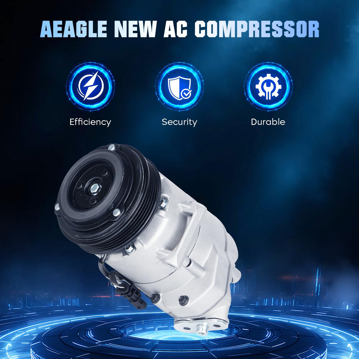 Aeagle clutch assembly close-up highlighting pulley detail for quieter operation