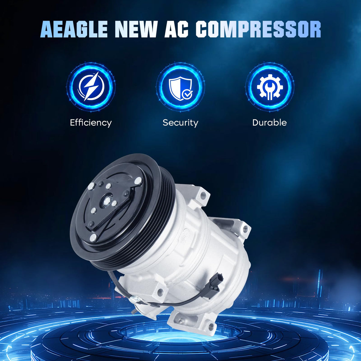 Aeagle clutch assembly closeup highlighting quiet operation benefit