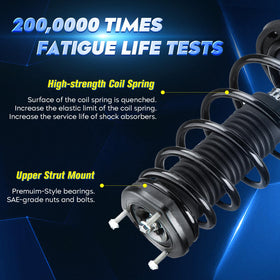 Aeagle coil spring close-up showing spring seat detail and consistent compression