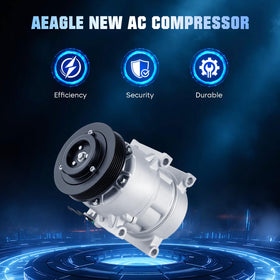 AEagle compressor clutch close-up highlighting quiet engagement benefit